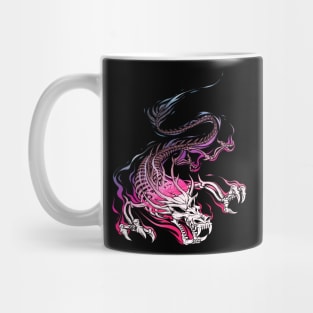 Chinese Skull Dragon Mug